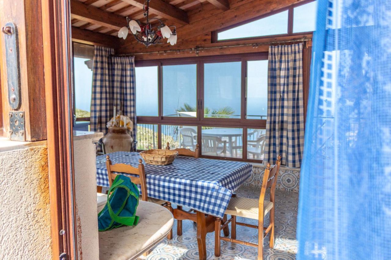 סן ויטו לו קאפו Villa Azzurra Con Vista Sul Mare מראה חיצוני תמונה