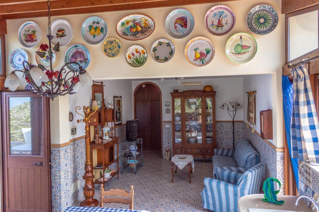 סן ויטו לו קאפו Villa Azzurra Con Vista Sul Mare מראה חיצוני תמונה